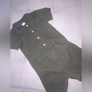 SHEIN Dark Green 2 Piece Set SZ 2-3T